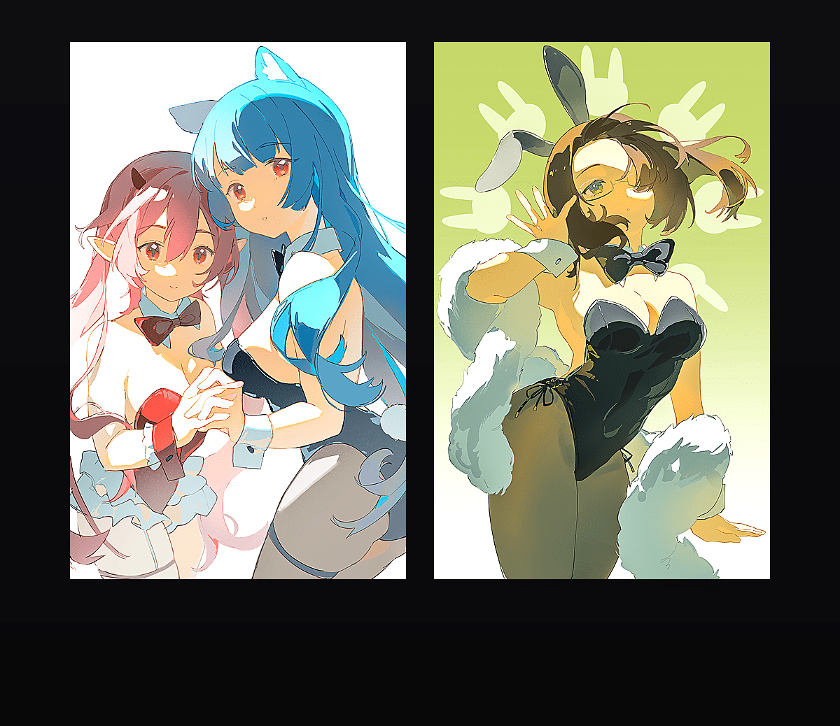 兔兔美少女 壁纸预览