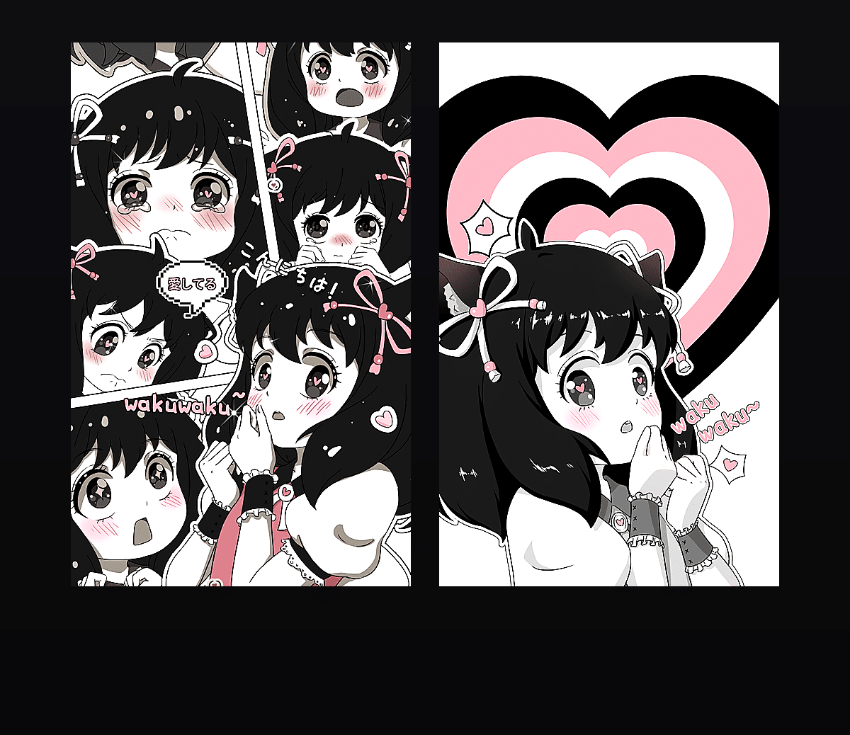 漫画心动少女 壁纸预览