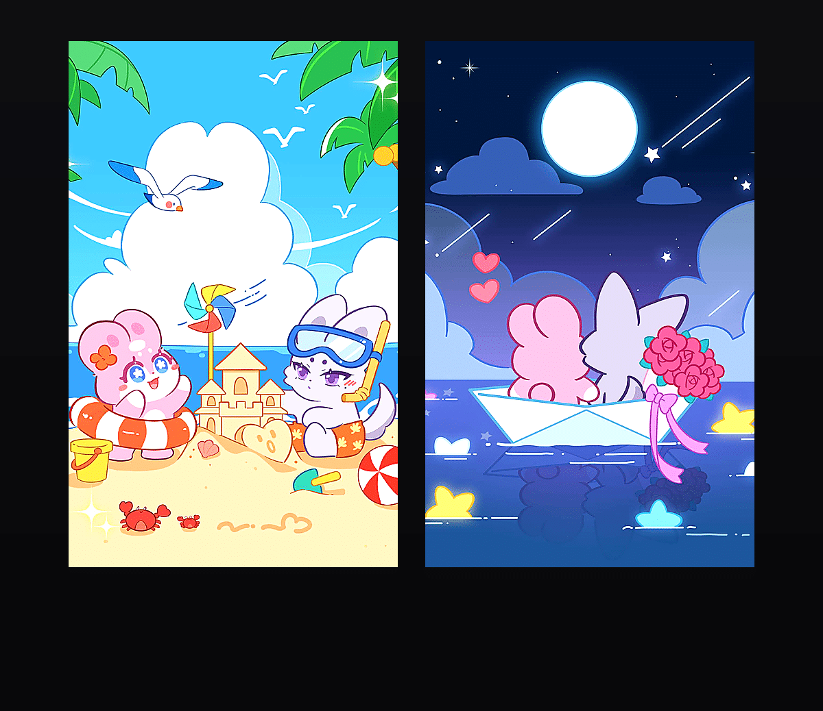 平行月球 夏日凉凉 壁纸预览