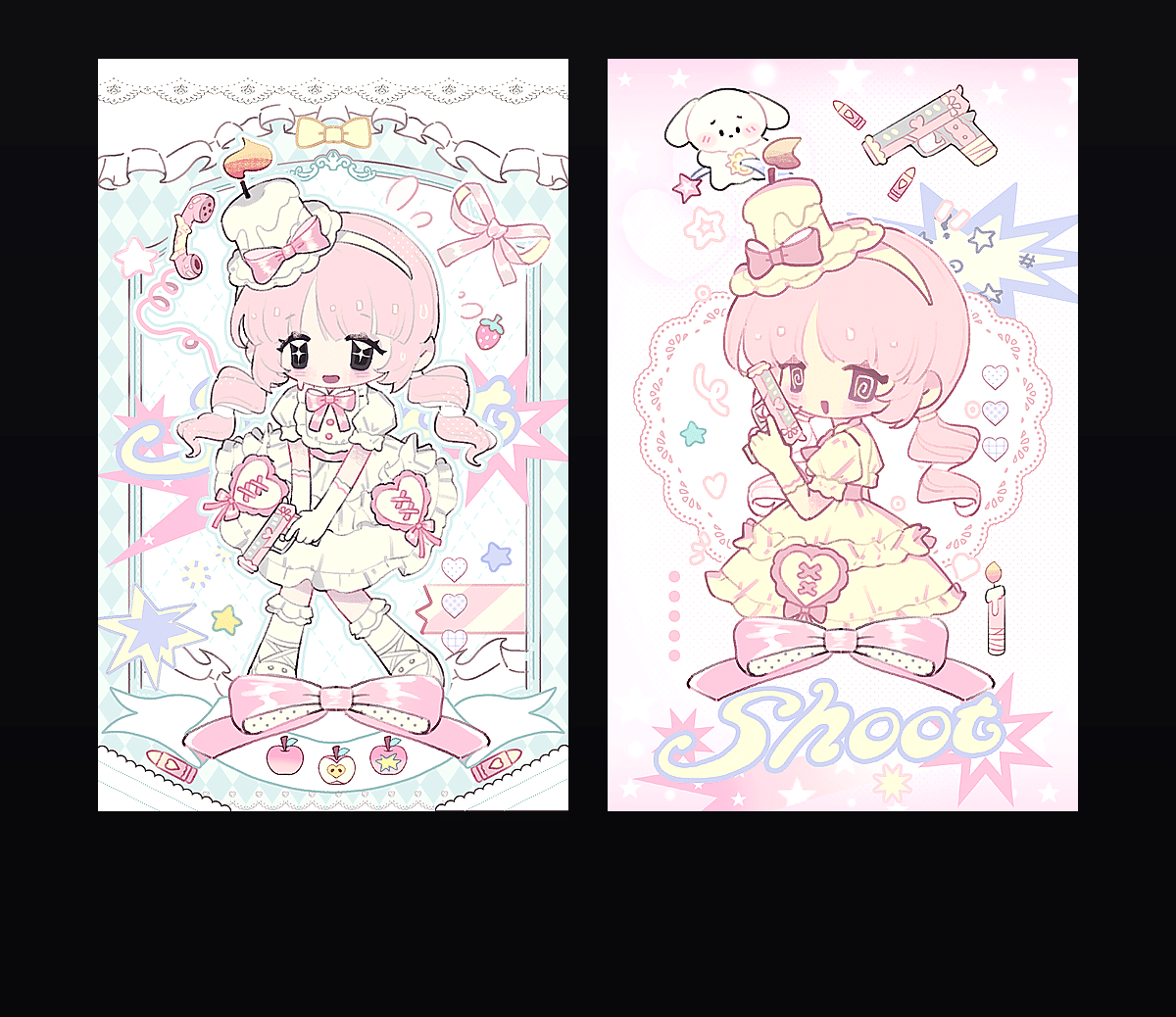 少女心动发射 壁纸预览