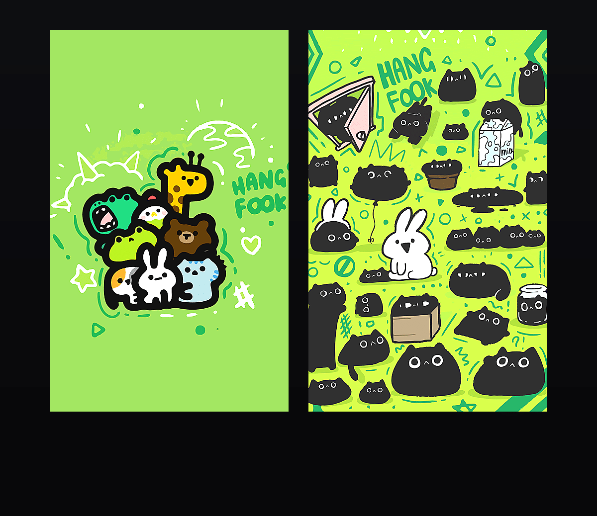 Hangfook黑猫奇遇记 壁纸预览