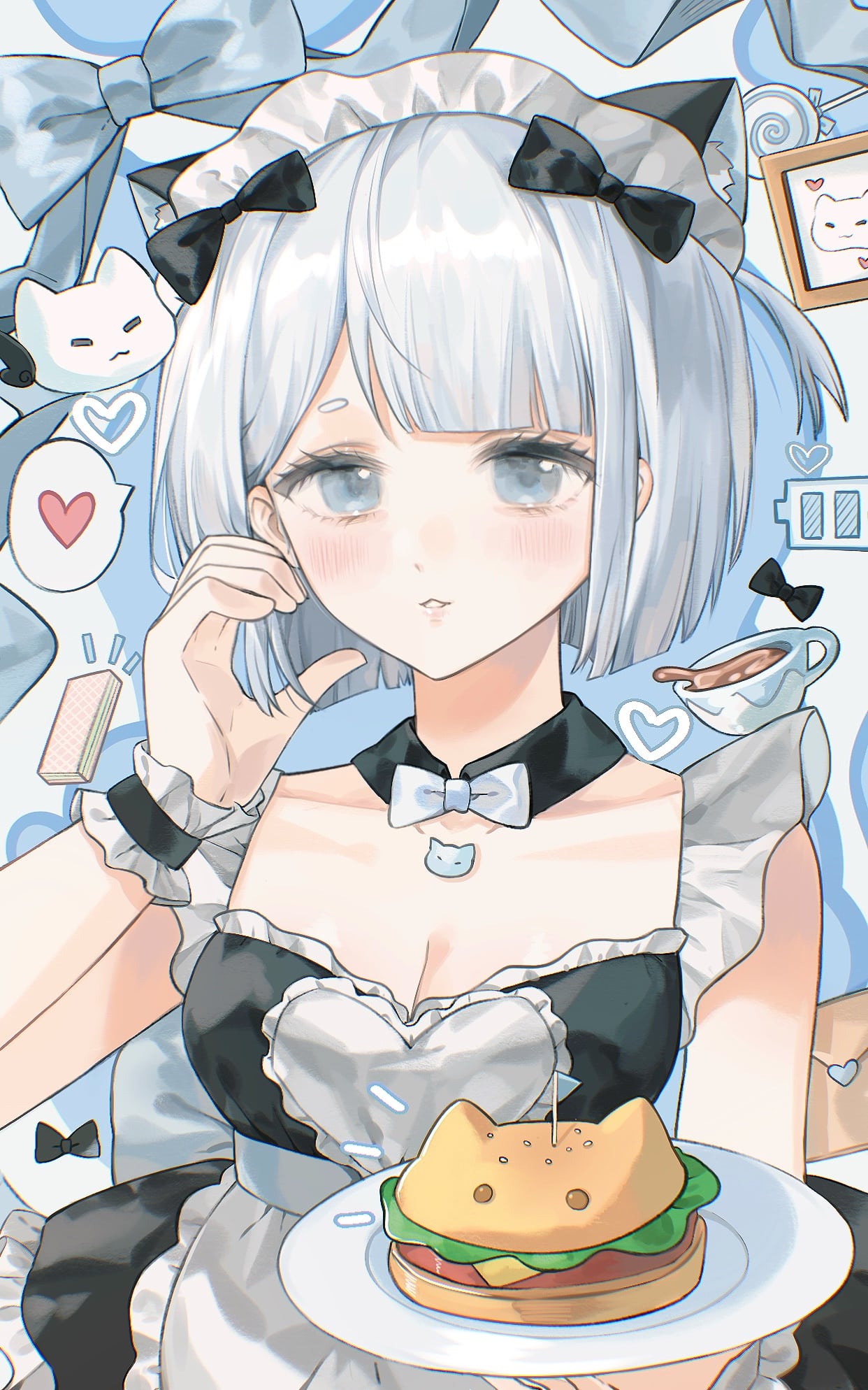 女仆呆呆猫 壁纸预览