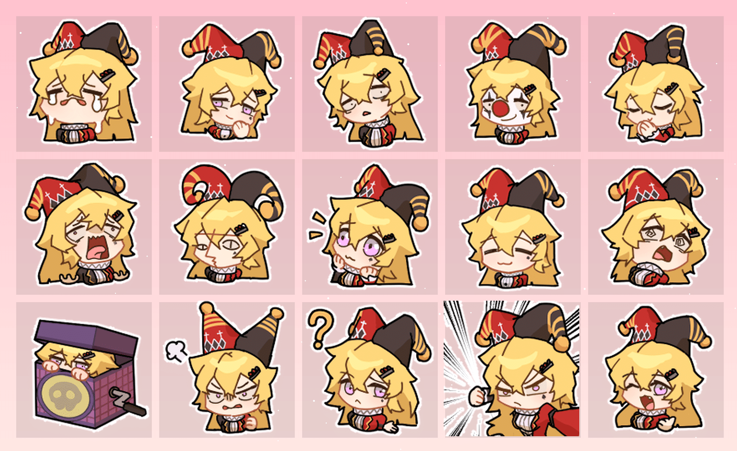 愚人少女 表情包预览