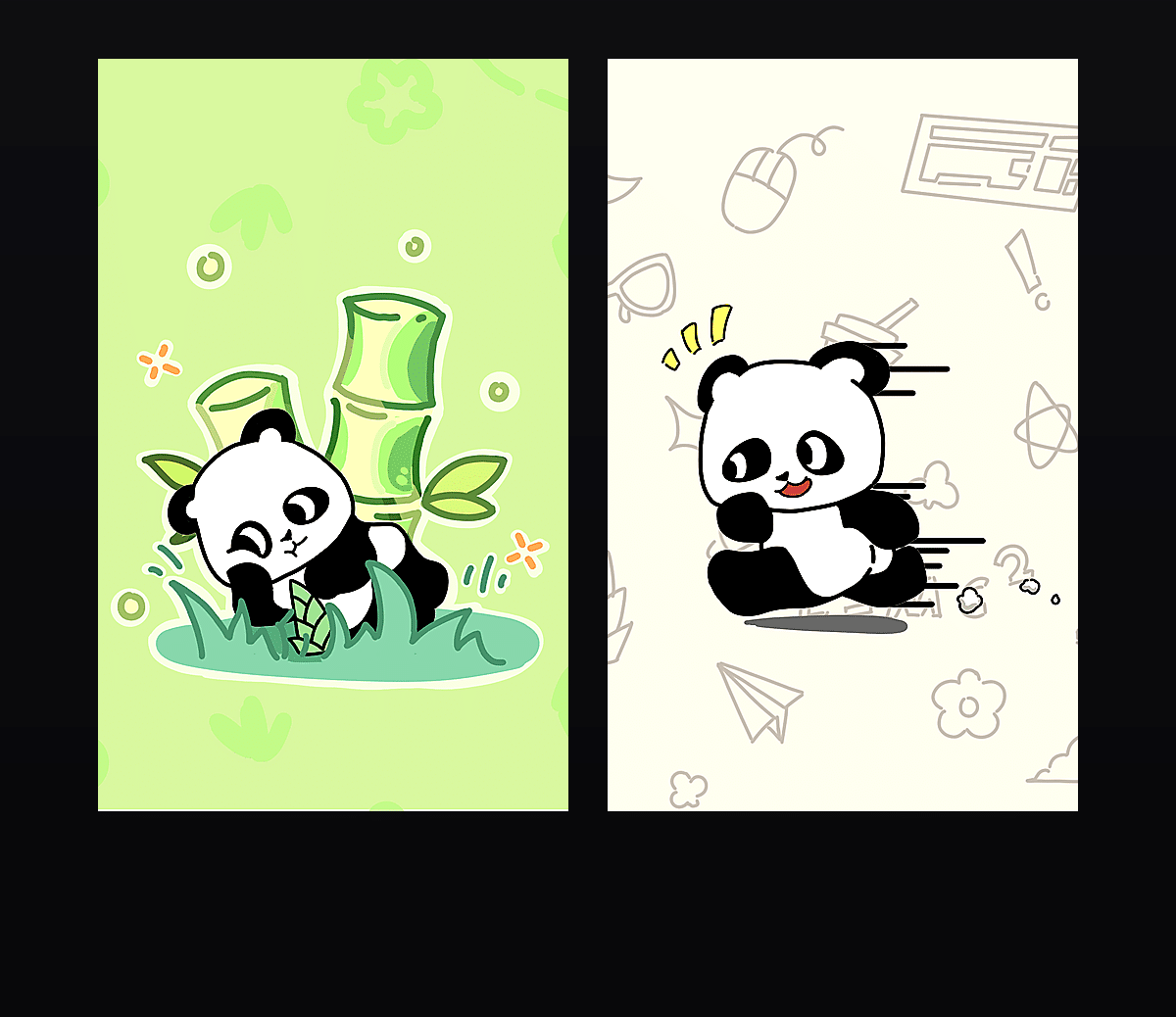 暴力熊猫 壁纸预览
