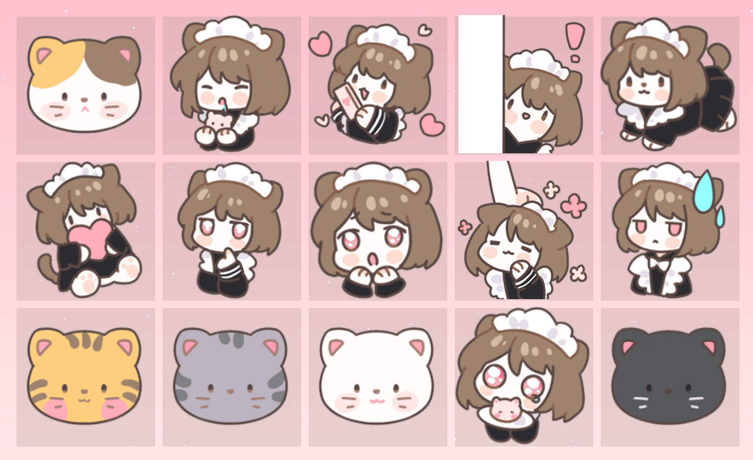 甜味少女 表情包预览