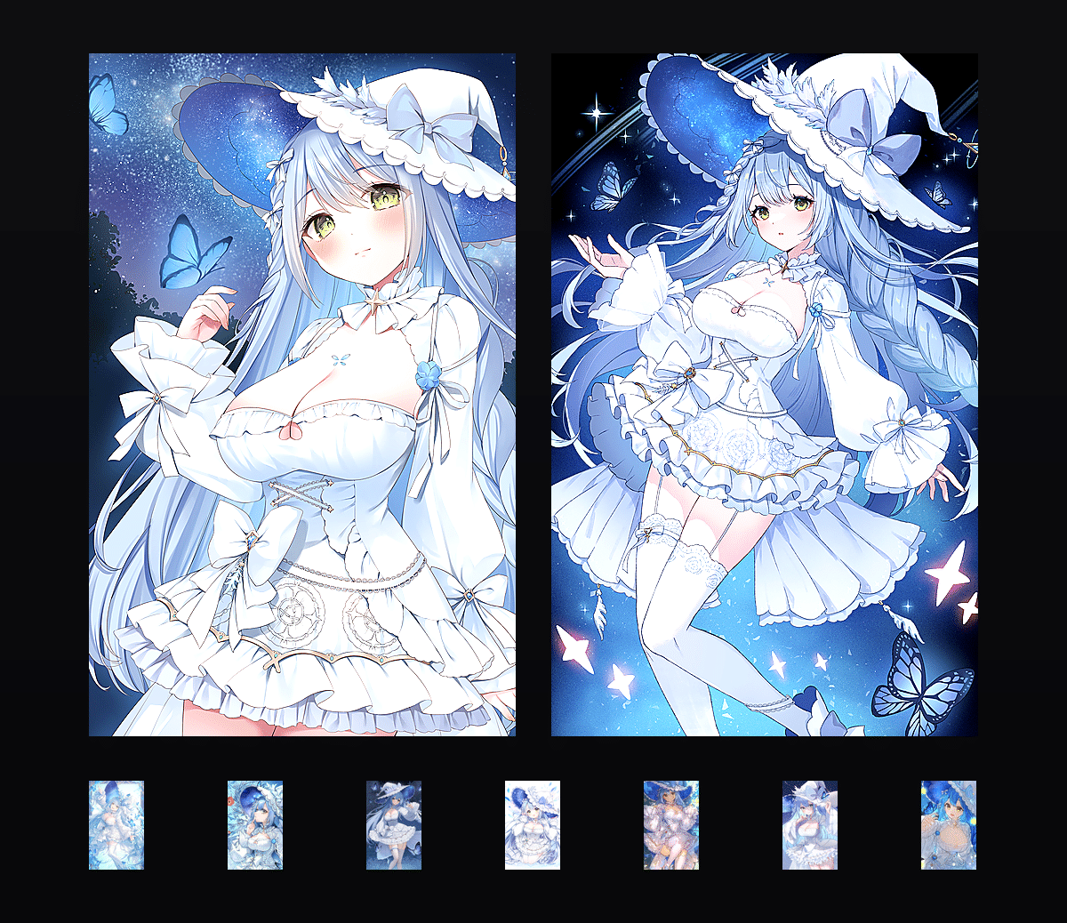 冬日魔女·九色鹿 壁纸预览