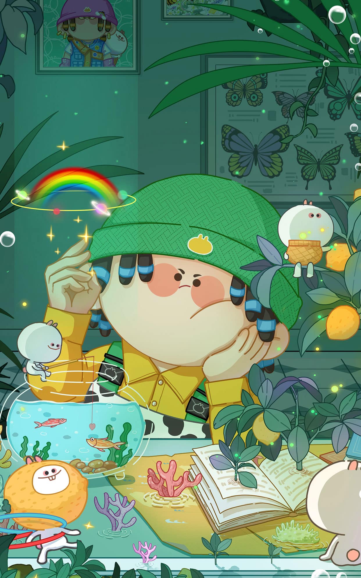 焦绿少年不焦虑 壁纸预览