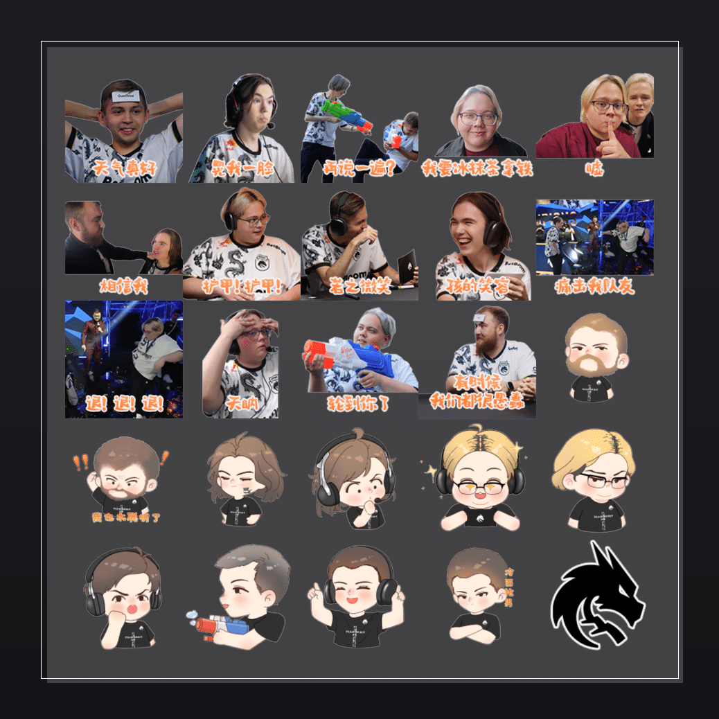 Spirit 2024上海Major  表情包预览