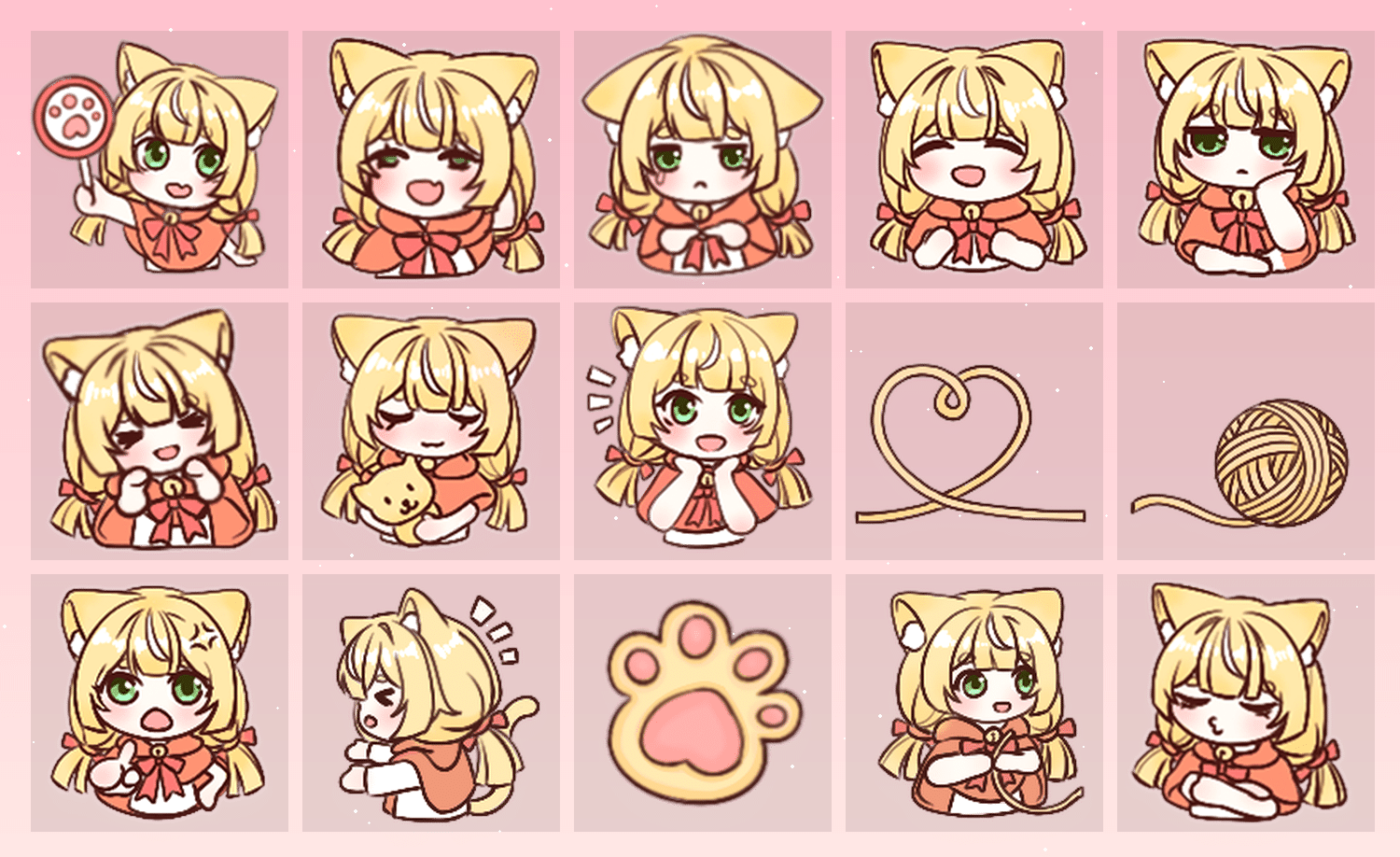 小猫女仆 表情包预览