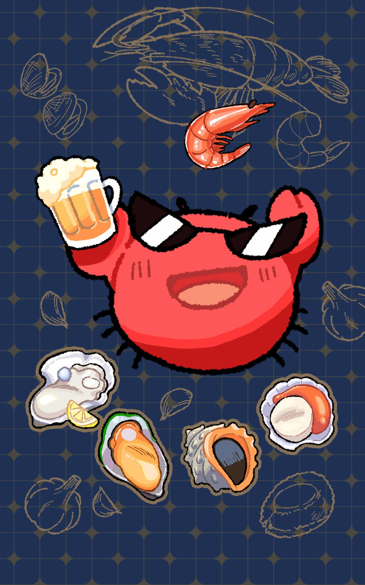蟹佬海鲜餐 壁纸预览