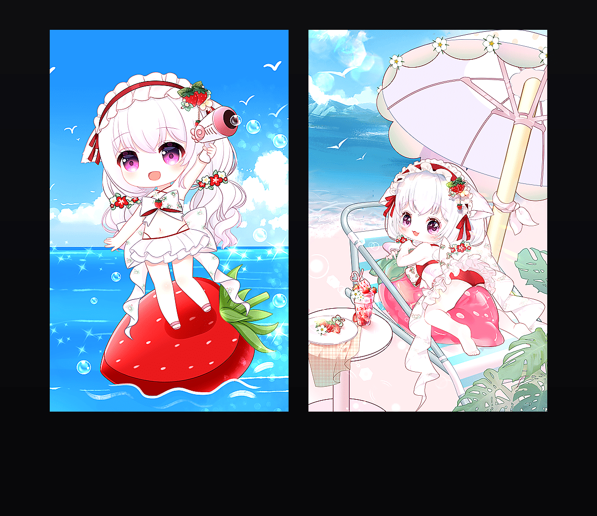 草莓假日 壁纸预览