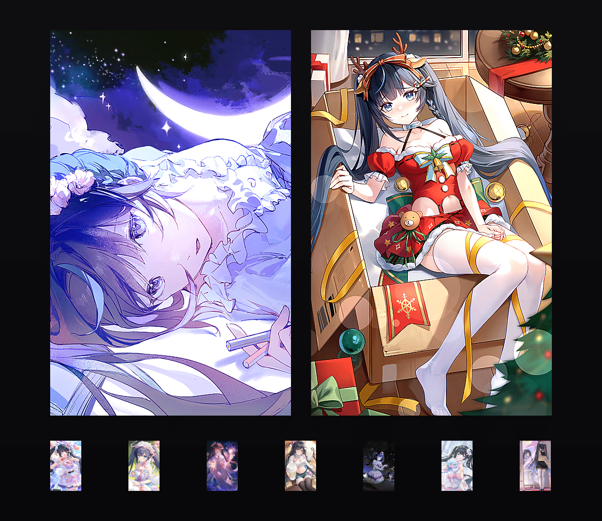 《濑月夢纪二周年·第五季节》表情包&高清壁纸，支持导入微信和QQ作为表情包-表情包小岛
