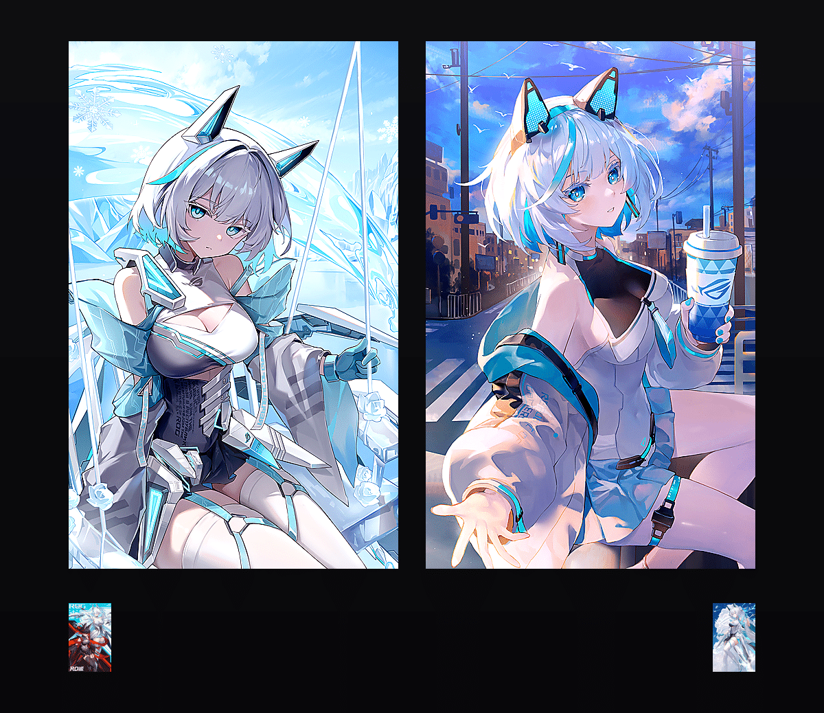 RO姬 雪武战姬个性装扮 壁纸预览