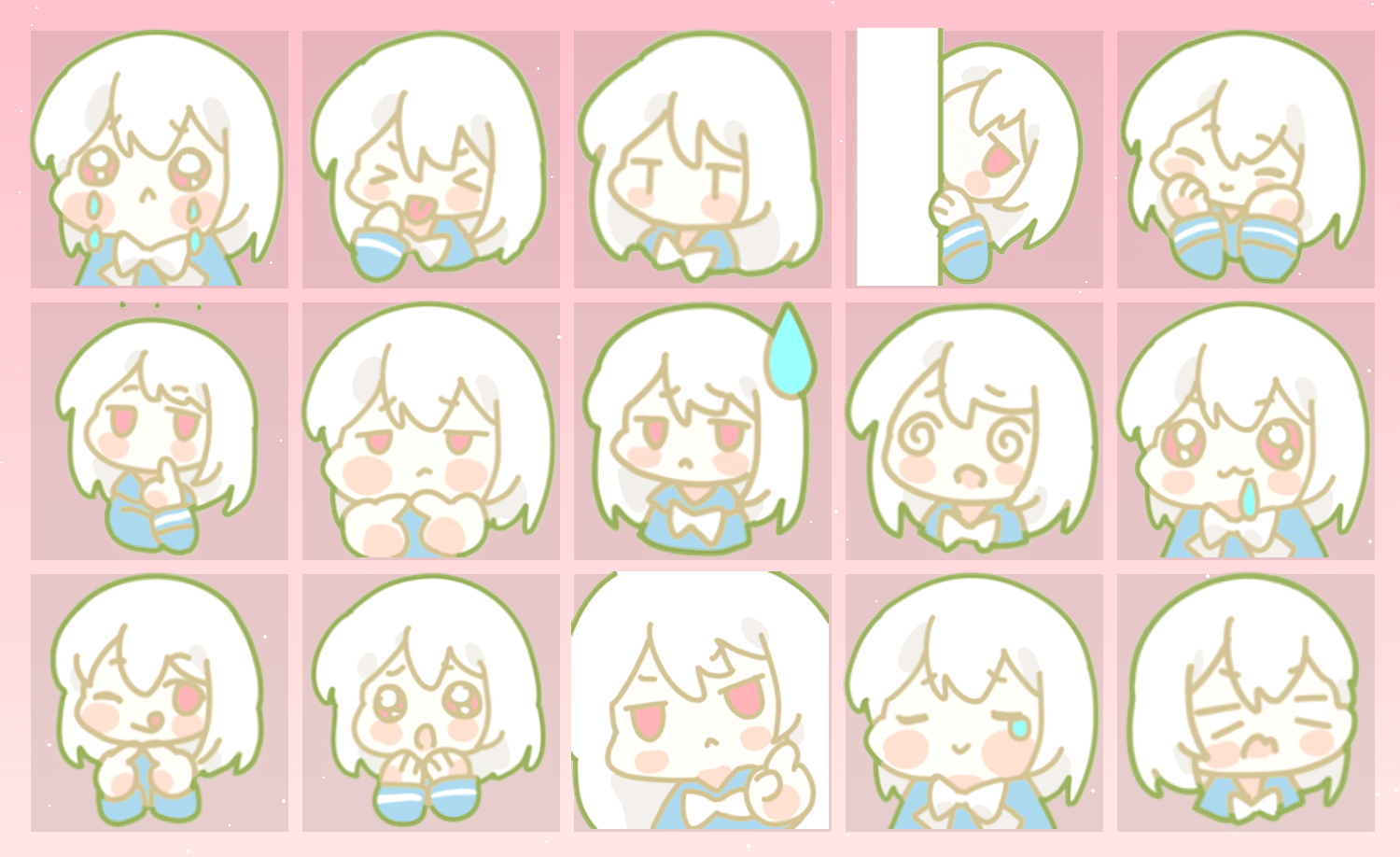 春日缤纷少女 表情包预览