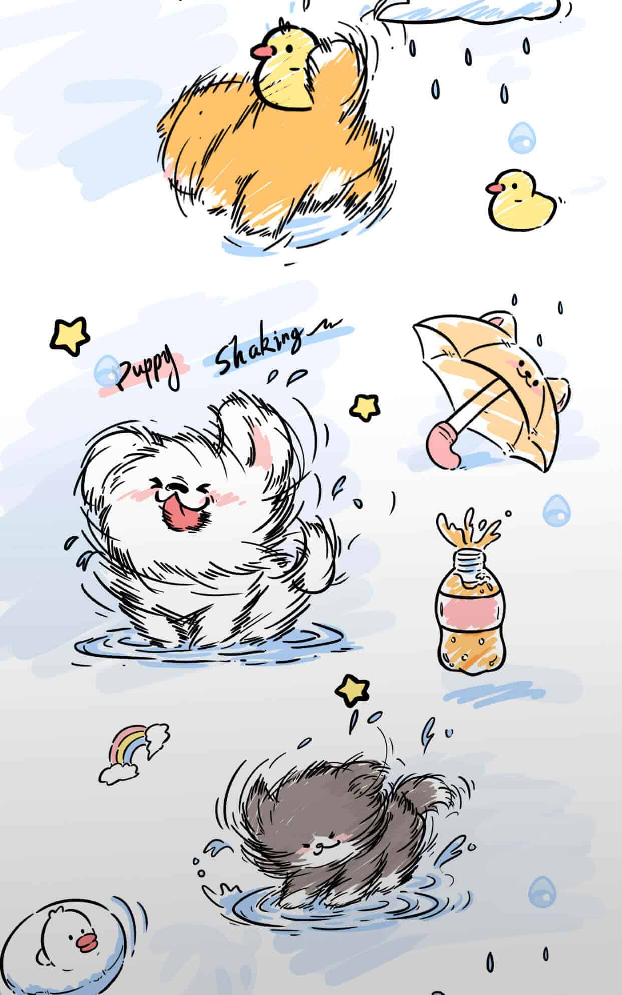 甩头小狗 壁纸预览