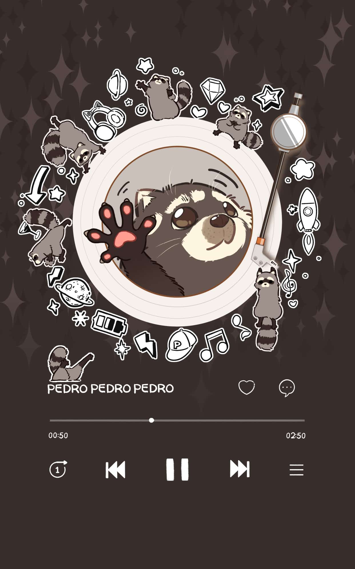 pedro小浣熊 壁纸预览