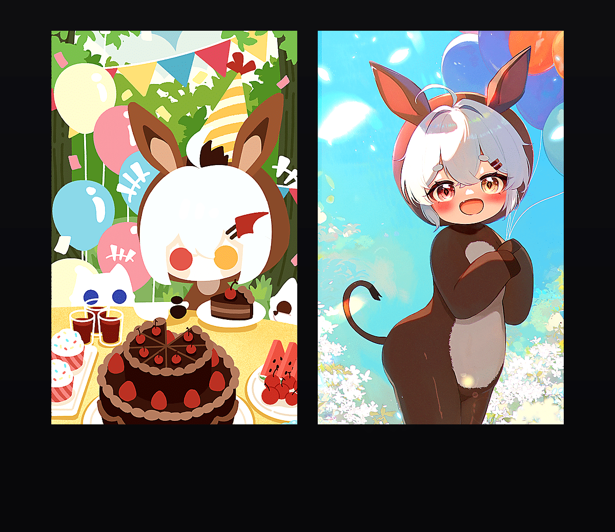 驴驴生日庆典 壁纸预览