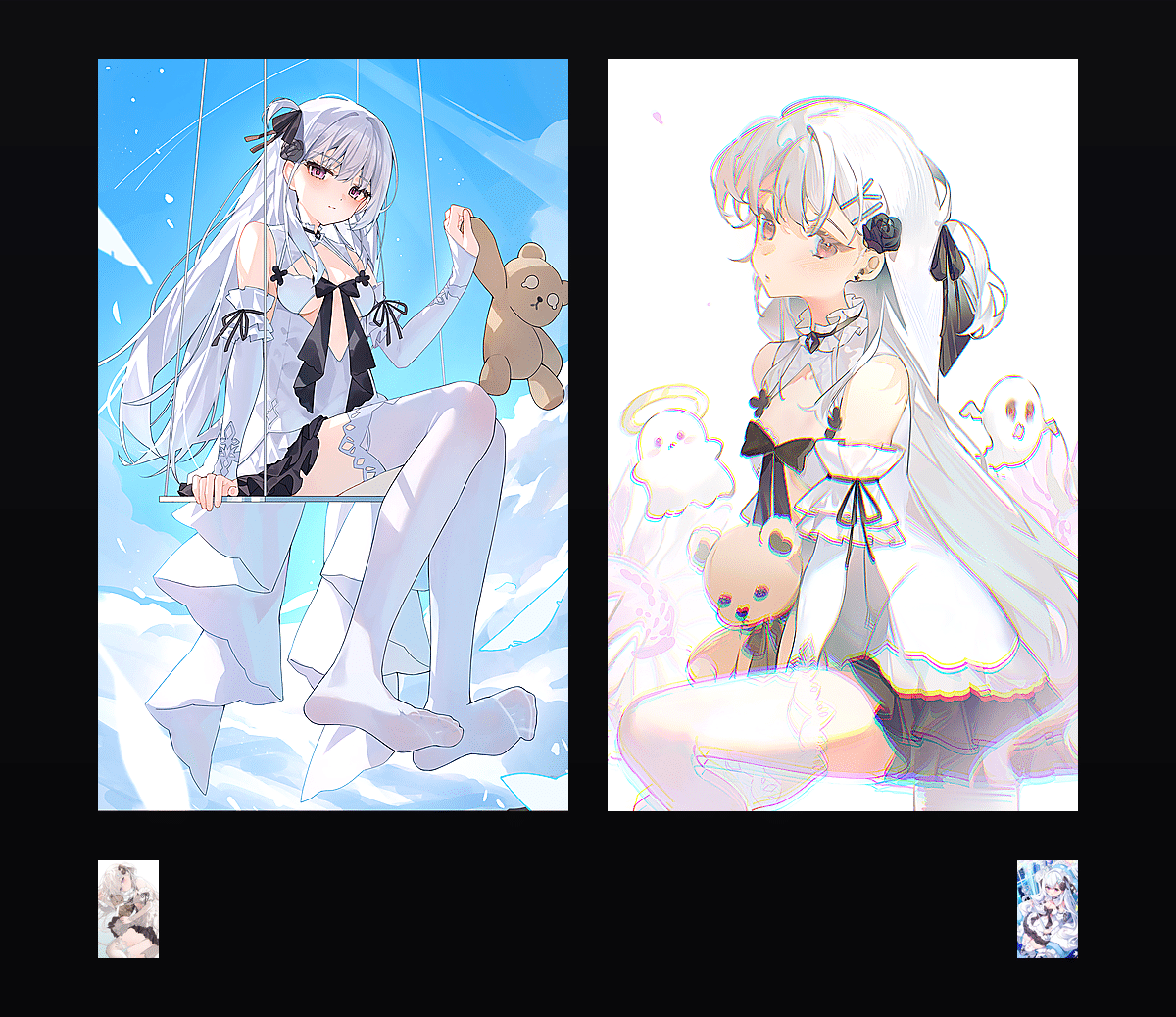夜染·雪 壁纸预览