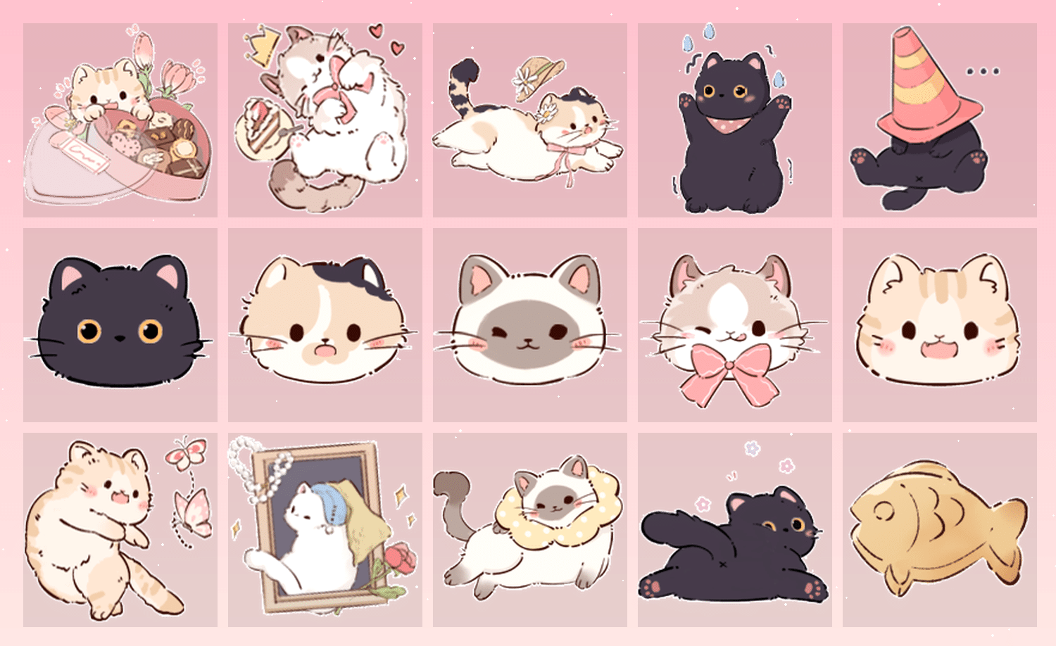 春日治愈猫猫 表情包预览