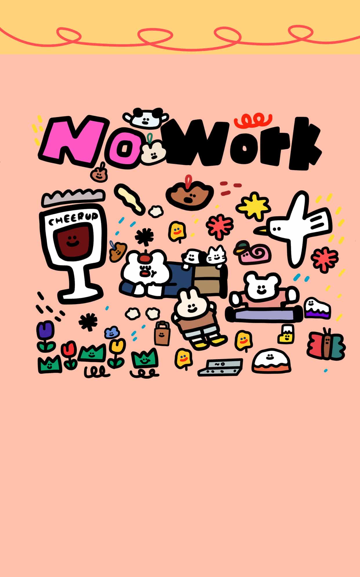 No Work so happy 壁纸预览