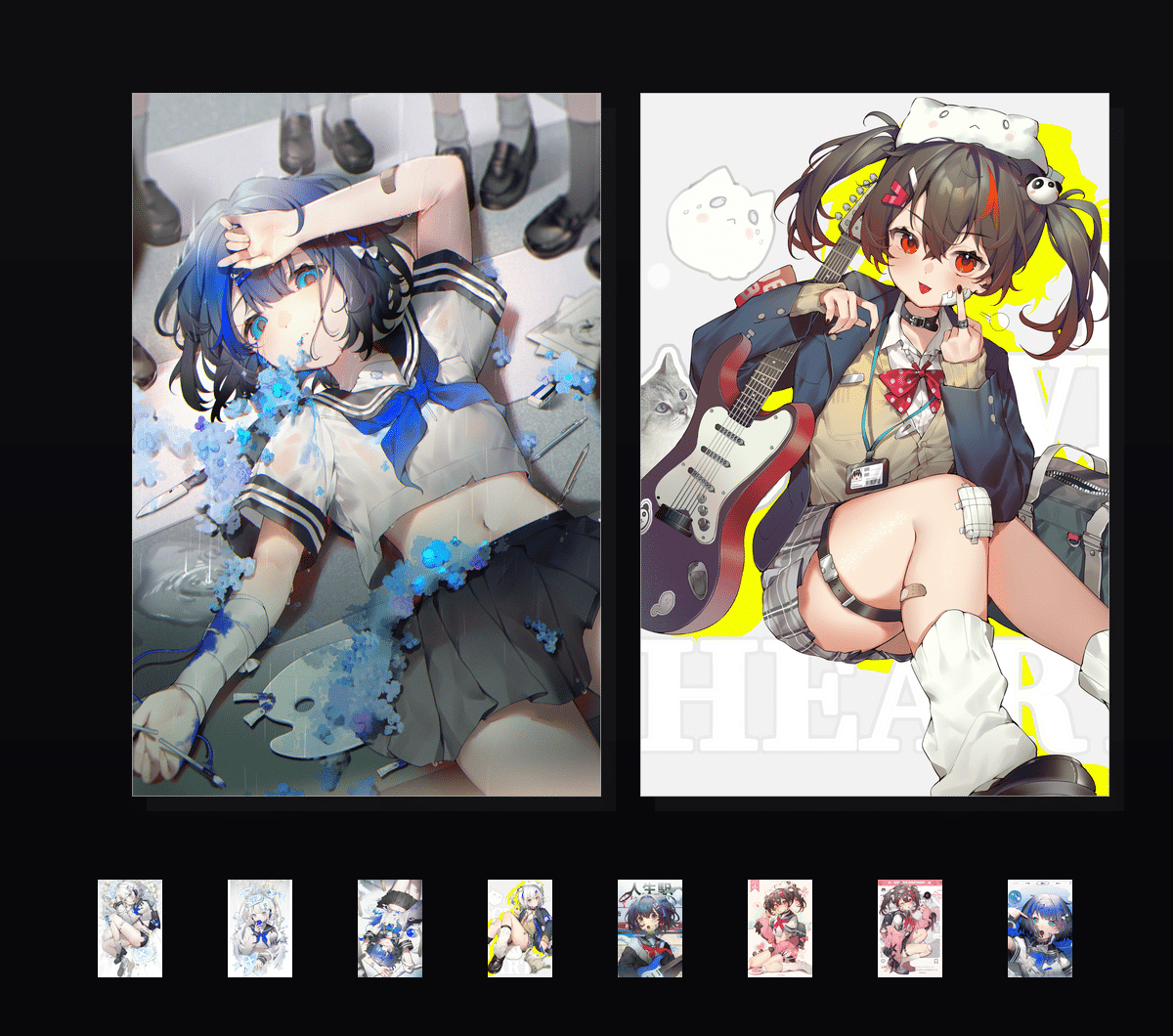 群青少女  壁纸预览
