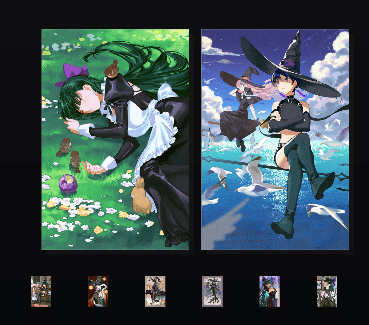 月兔魔女  壁纸预览