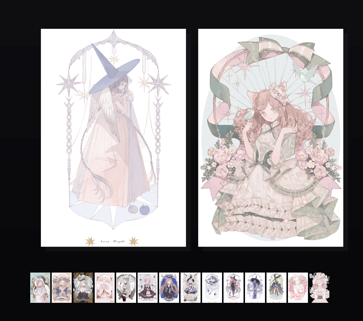 少女与花之诗  壁纸预览