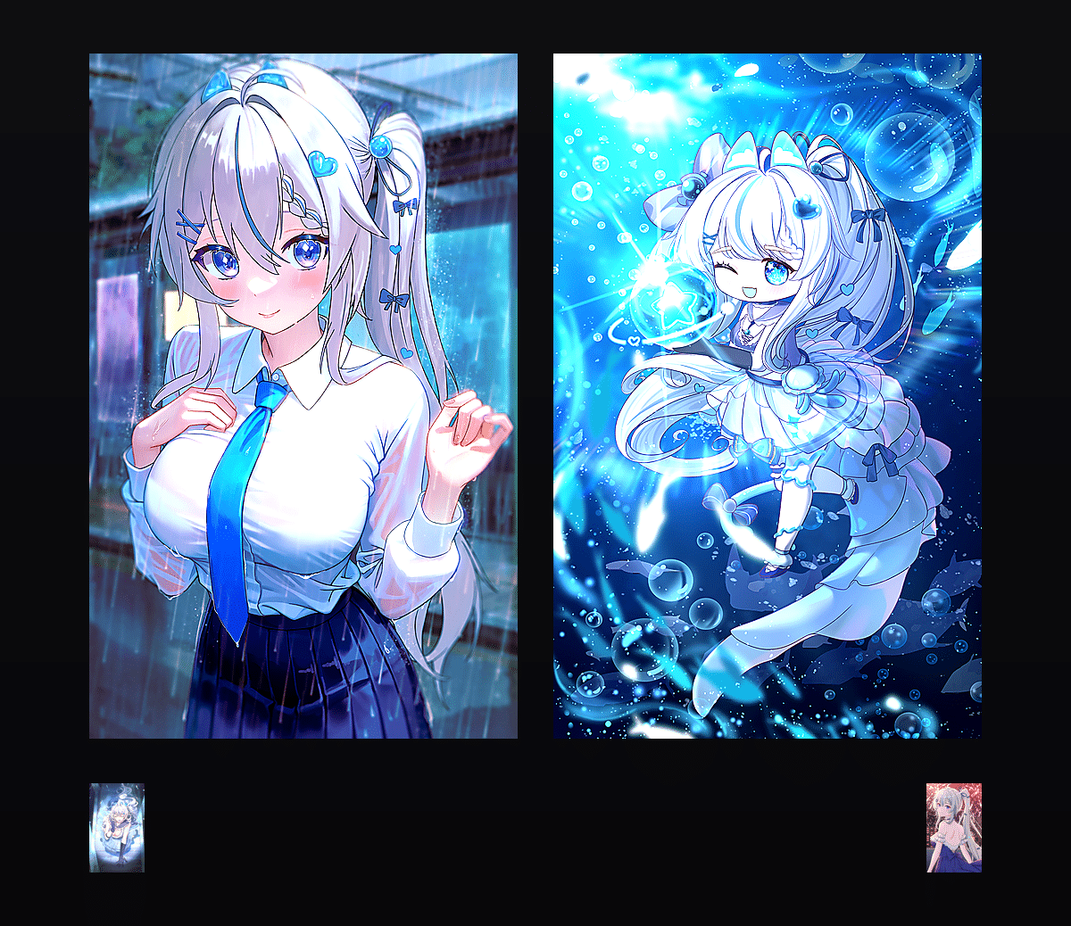 偶像小水母 壁纸预览