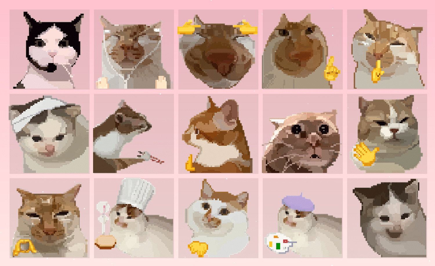 讨坏型猫格 表情包预览